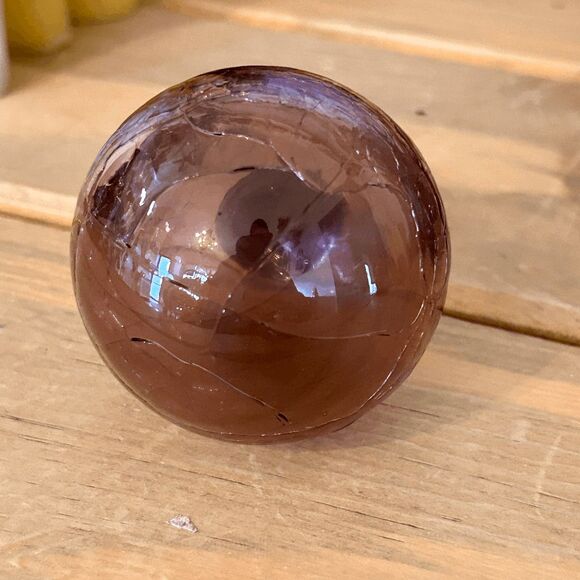 Vintage Viking Rainbow Glass Amethyst Crackle Glass Decanter - Picture 4 of 7